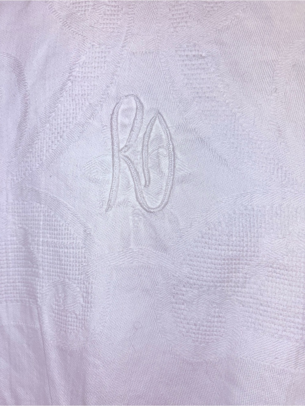 European Monogram Damask Hand Towels - Picture 7 of 10